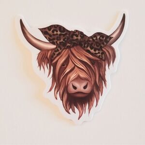 Highland‎ Cow Sticker